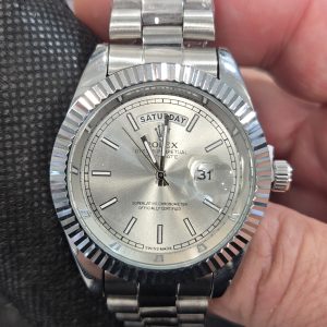 ROLEX DAY DATE QUARZO ACERO